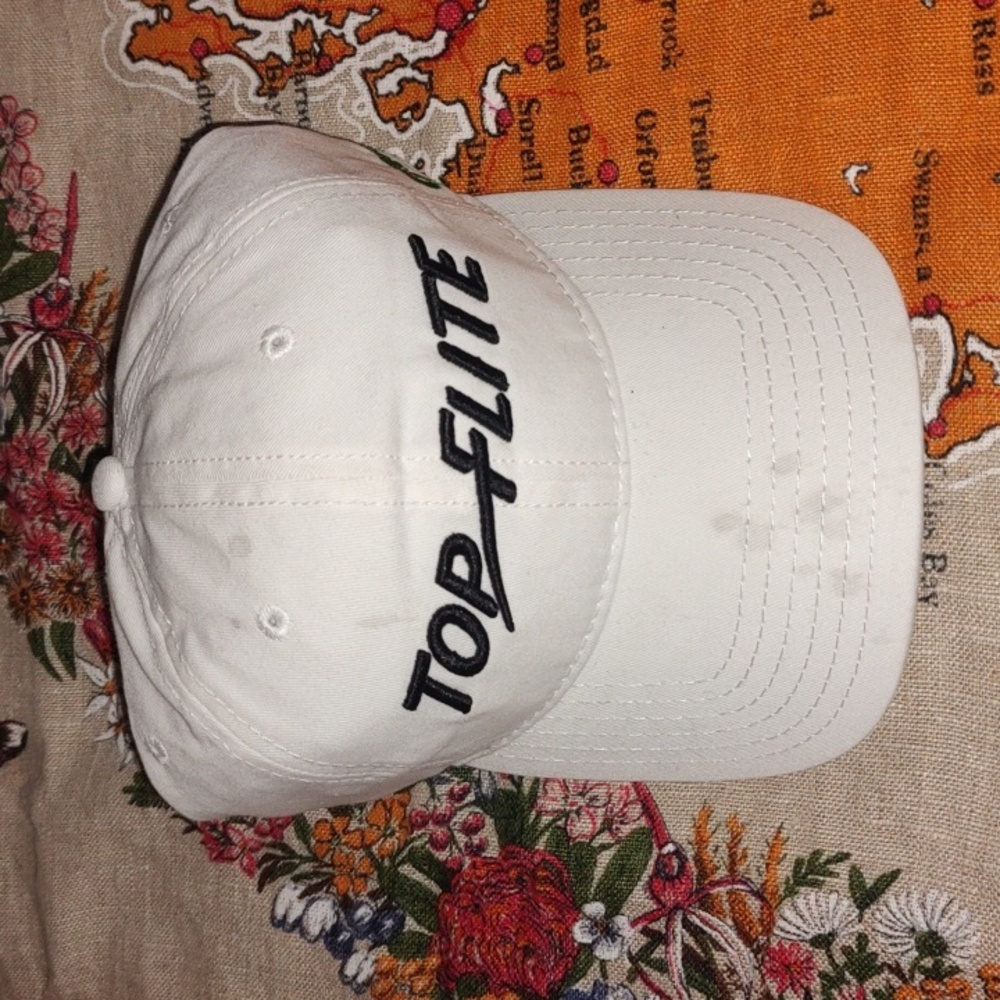Top Flite Embroidered Golf Strapback Cap Hat New